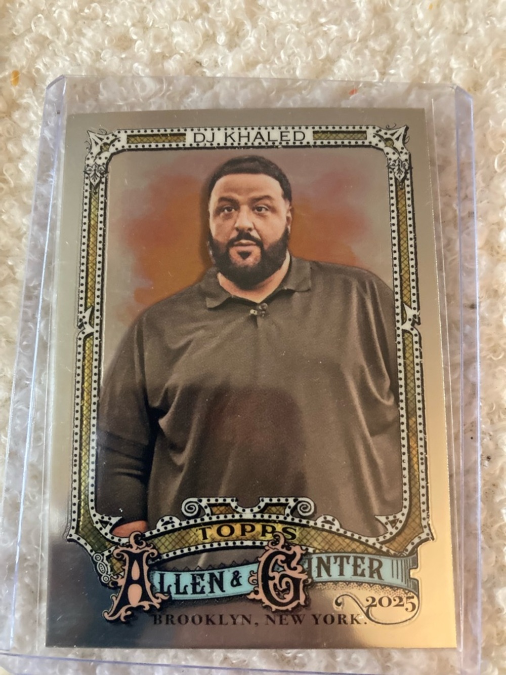 Topps Men Other DJ Khaled Card with Gold Frame